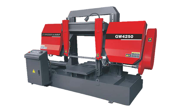 若尔盖GW4250双柱龙门卧式带锯床